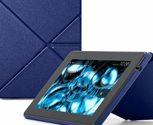 Amazon Kindle Fire HD 7`` Standing Leather Origami Case, Blue [will only fit Kindle Fire HD 7`` (3rd Generation)]